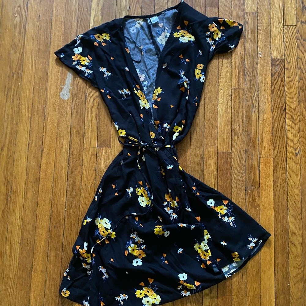 h&m women's wrap dress